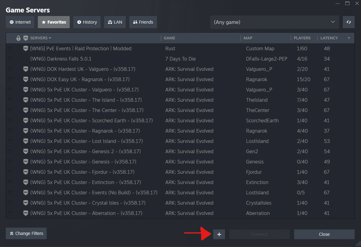 ADD A SERVER to Steam Favourites