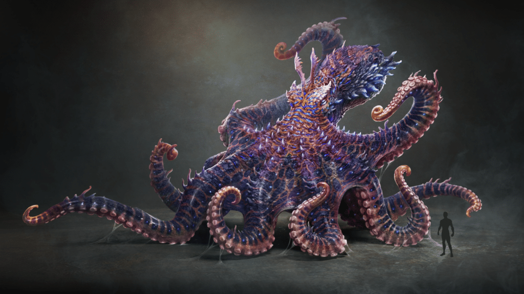 ARK: Survival Ascended - Palaeoctopus Artwork