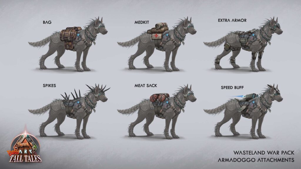 Wasteland War - More Armadoggo Attachments