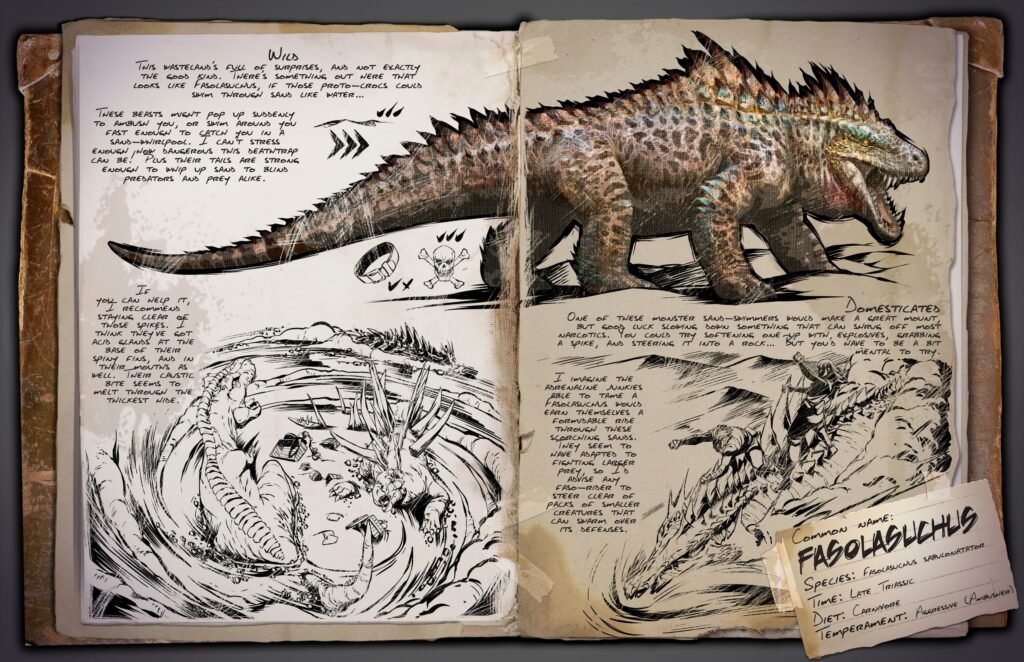 ARK: Survival Ascended Dossier Fasolasuchus