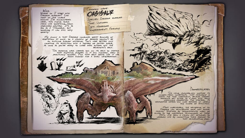 ARK: Survival Ascended Dossier Oasisaur