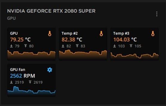 RTX 2080 Super Temps Under Load Old Thermal Compound